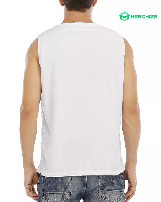 All-over Print Men's O-neck Sleeveless Tank Top (Made In China)
