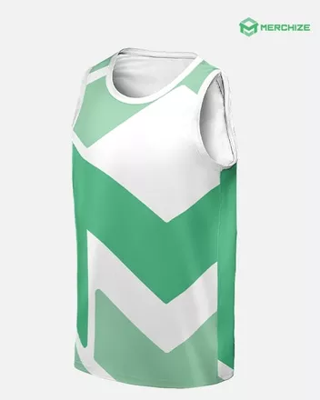 All-over Print Sleeveless Jersey Tank Top