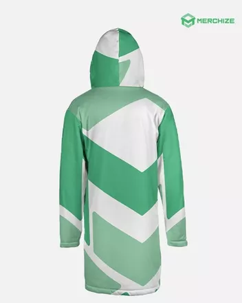All-over Print Hooded Cloak Coat