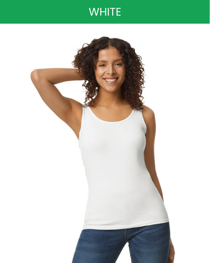 Ladies’ Tank Top Gildan 64200L (Made in AU)