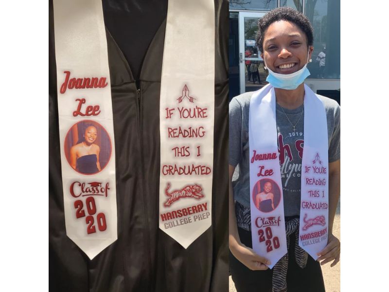 Personal story graduation stole ideas
