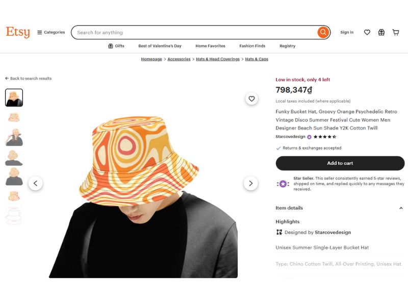 Psychedelic-pattern-bucket-hats