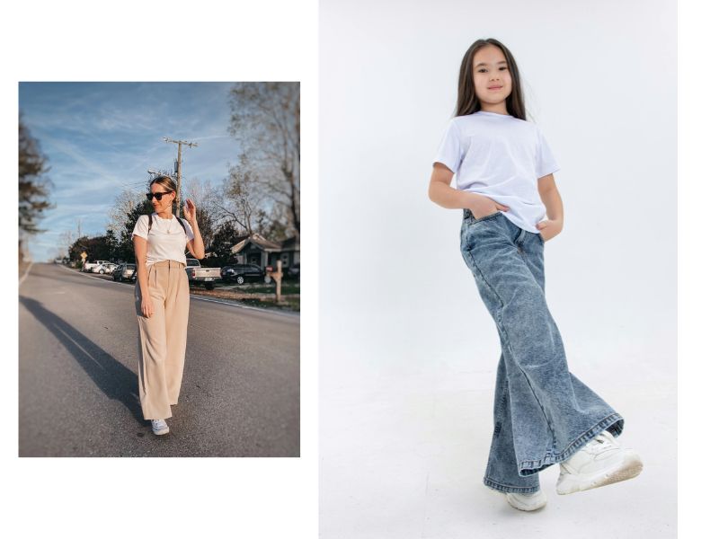 Wide-leg-pants