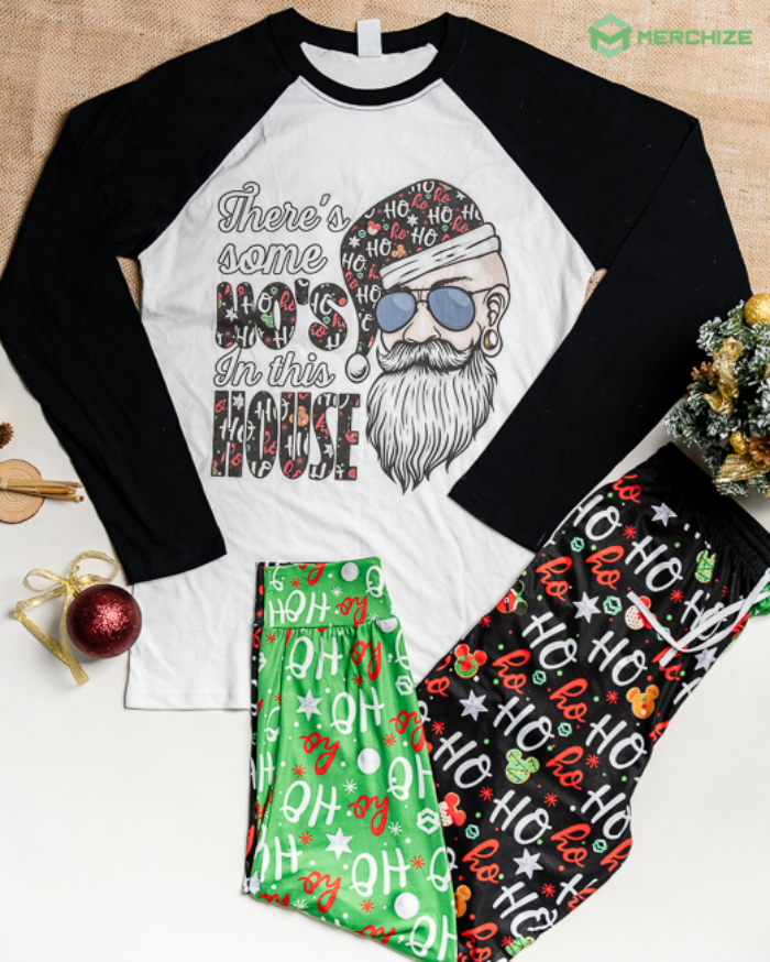 all-over print adult pajamas pants