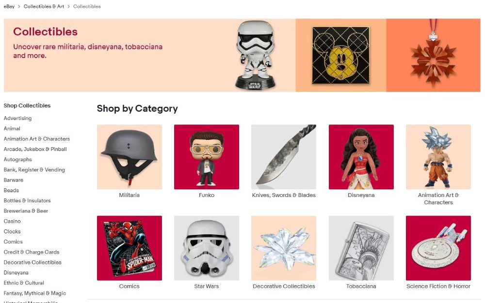Collectibles on eBay