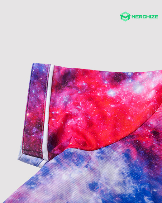 All-over Print Crop Top Baseball Jersey