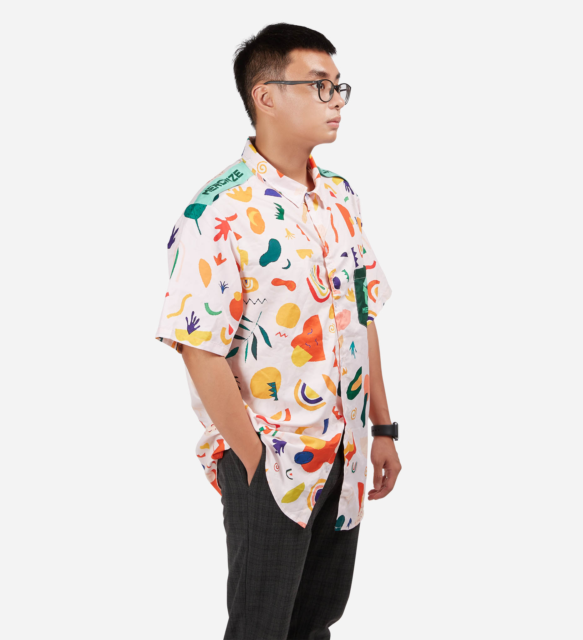 Shoulder Patch Pocket Shirt