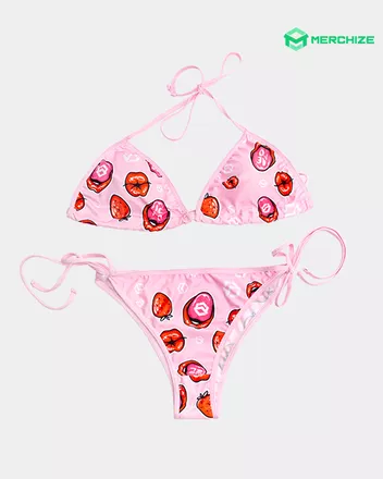All-over Print String Bikini