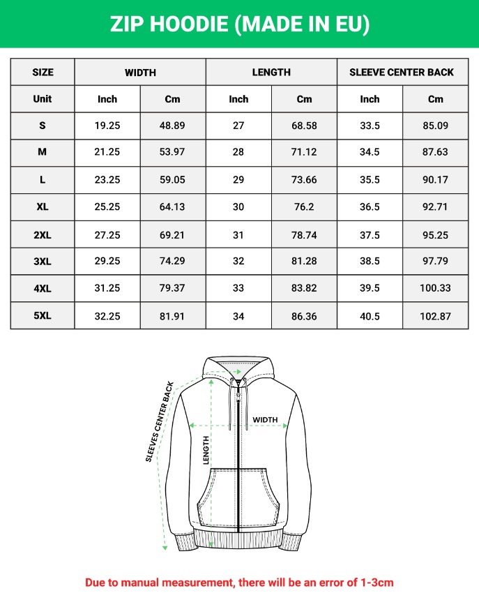 Zip Hoodie Gildan 18600 (Made in EU)