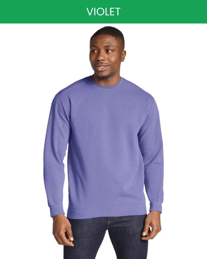 Classic Unisex Crew-neck Sweatshirt Comfort Colors 1566 (Made in US)