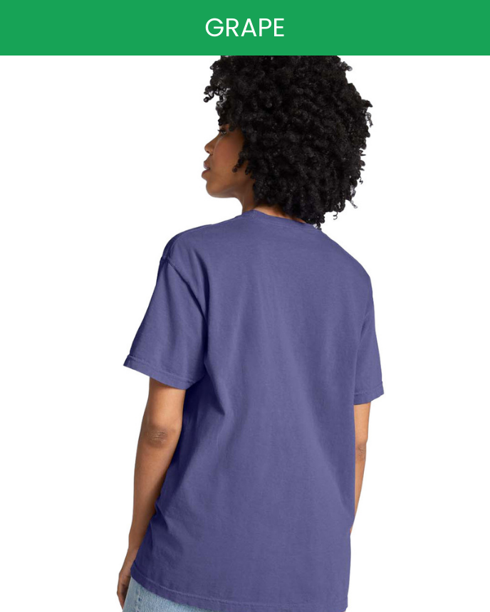 Heavyweight Adult Pocket T-Shirt Comfort Colors 6030 (Made in US)