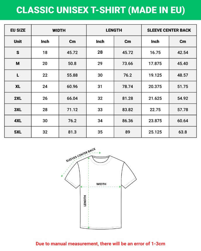 Classic Unisex T-Shirt Gildan 6400 (Made In EU)