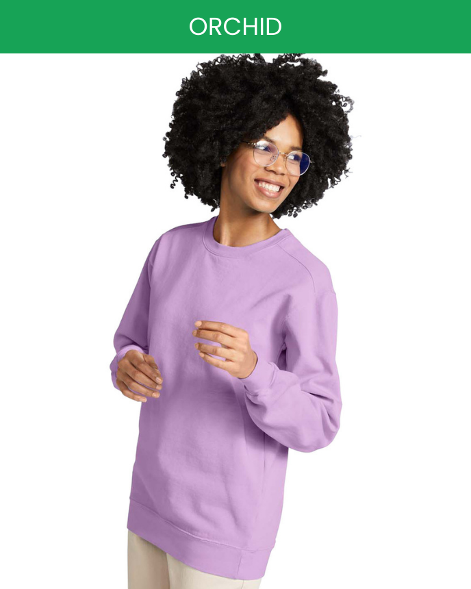 Classic Unisex Crew-neck Sweatshirt Comfort Colors 1566 (Made in US)