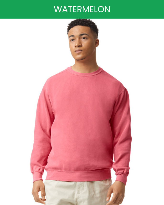 Classic Unisex Crew-neck Sweatshirt Comfort Colors 1566 (Made in US)