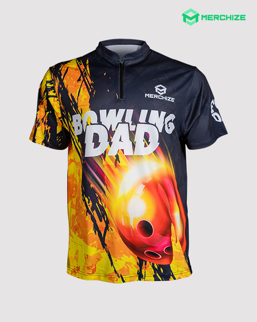 custom bowling shirt front