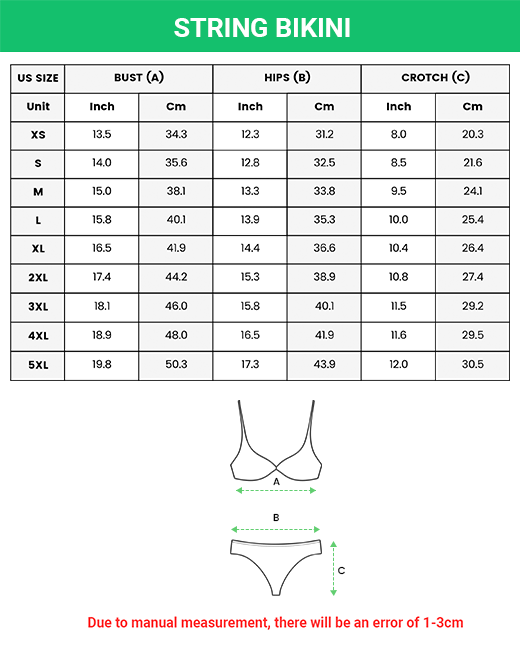 All-over Print String Bikini