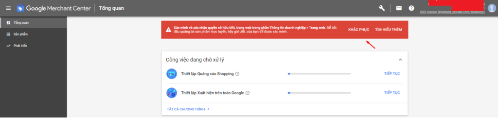 Google Site Vetification-Merchize