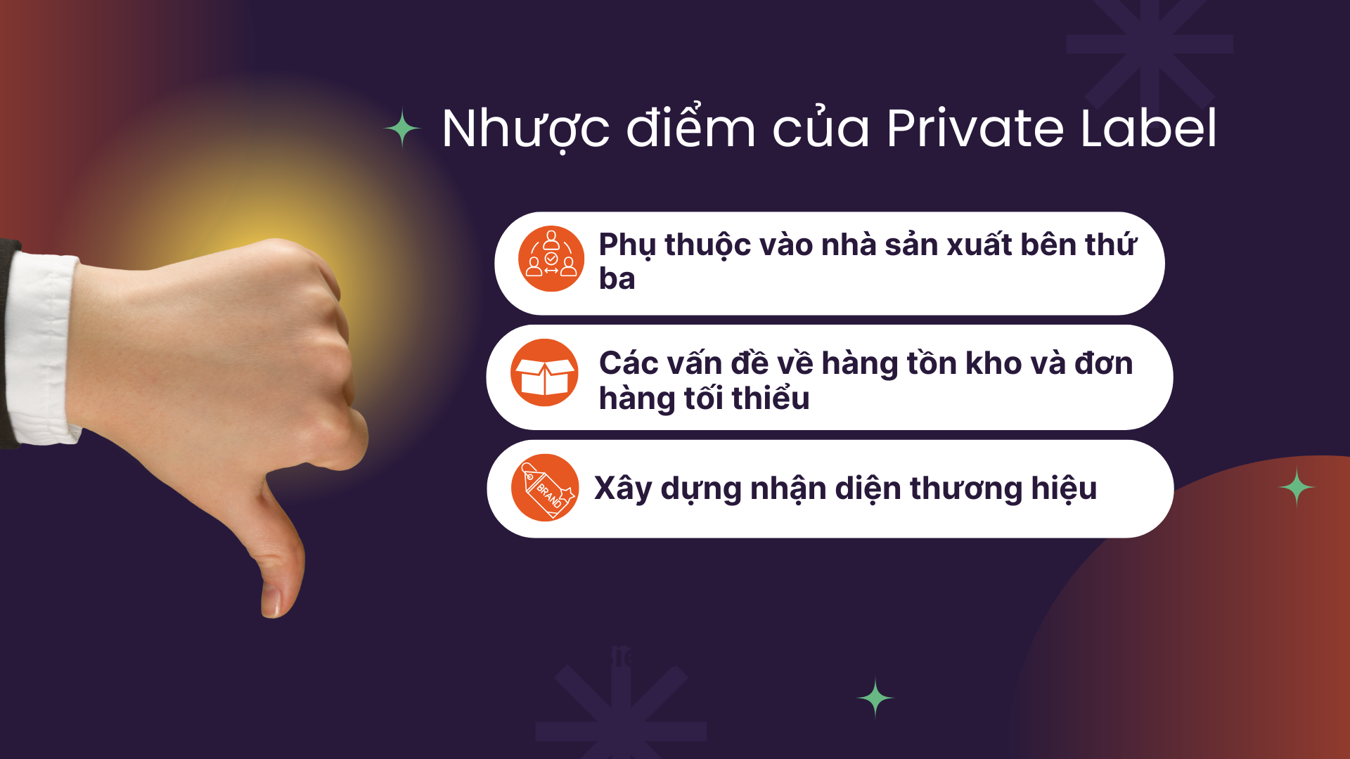Nhược điểm của Private Label