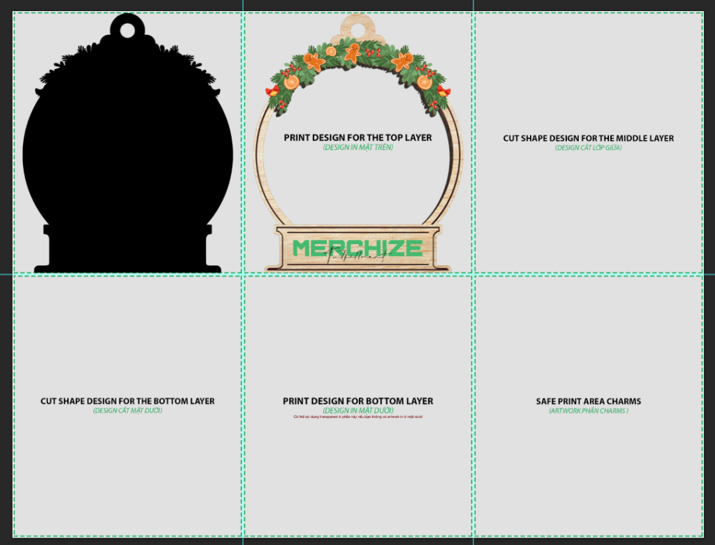 print and cut design top layer