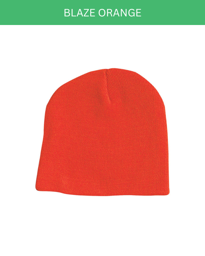  Leather Patch Beanie for Kid (Made in US) 