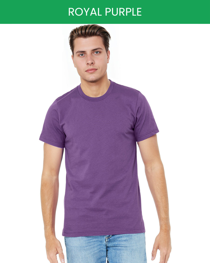 Bella canvas 3001 royal purple