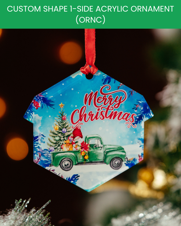 custom acrylic ornaments