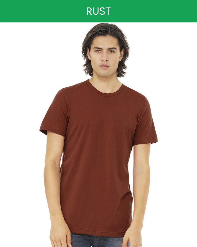 Bella canvas 3001 rust