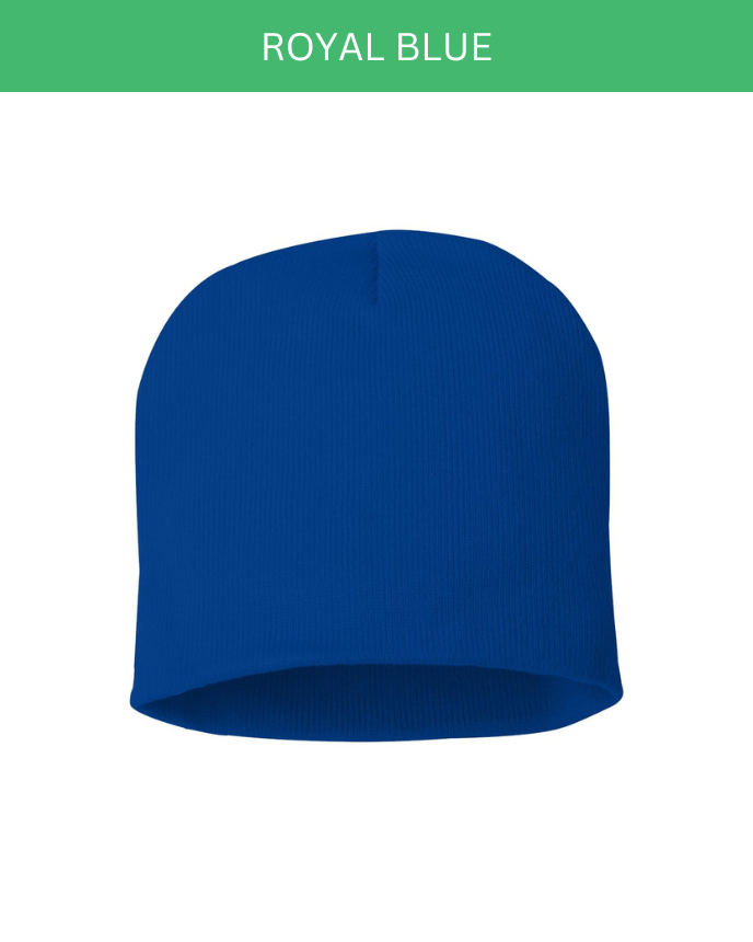  Leather Patch Beanie for Kid (Made in US) 