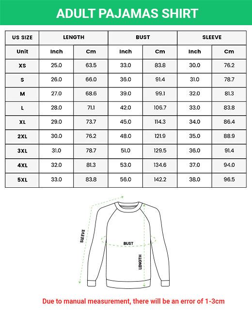 All-over Print Pajamas Long Sleeve Raglan