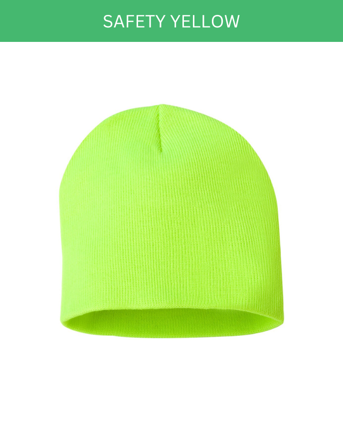  Leather Patch Beanie for Kid (Made in US) 