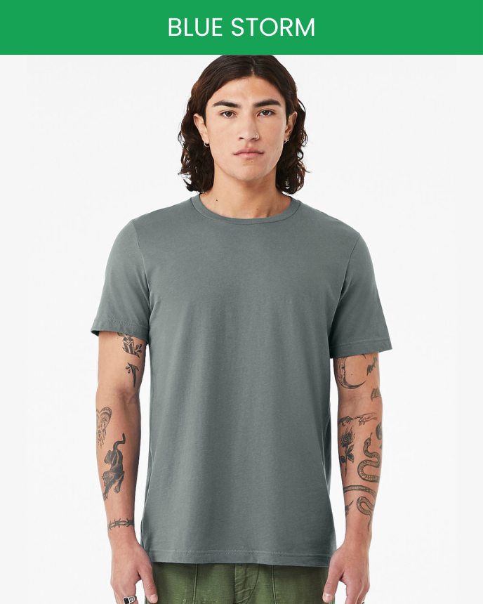 Bella canvas 3001 blue storm