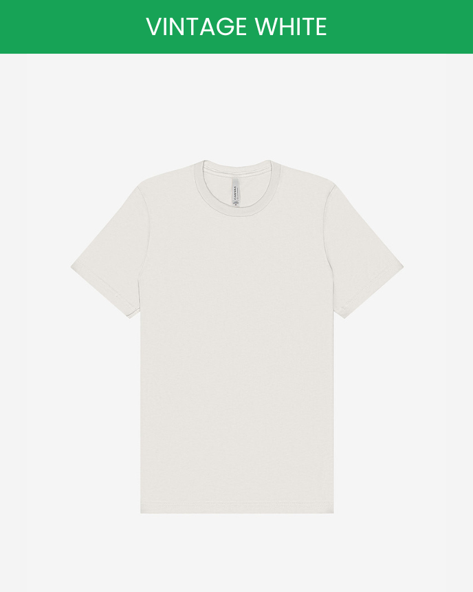 Bella canvas 3001 vintage white
