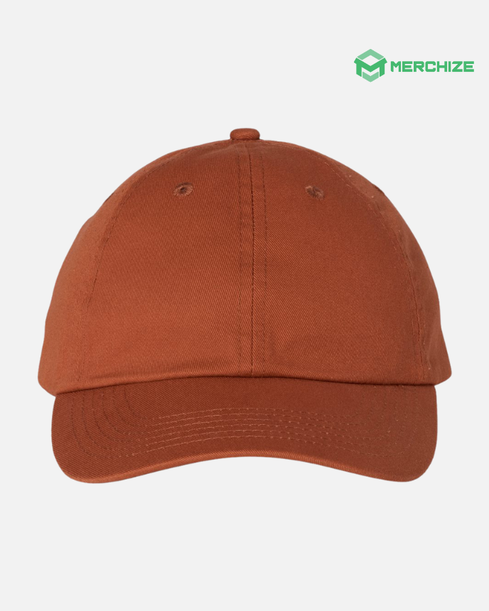 Leather Patch Bio-Washed Classic Dad Hat VC300A (Made in US)