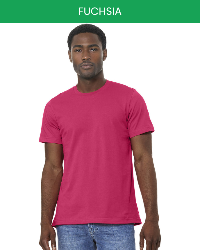Bella canvas 3001 fuchsia