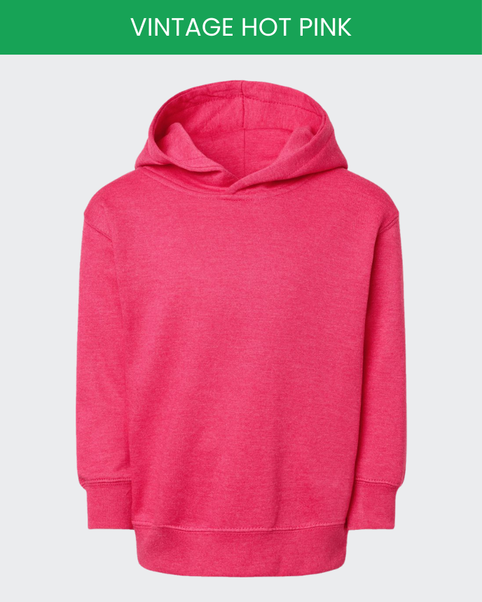 Toddler Pullover Fleece Hoodie  Rabbit Skins 3326 (Made in US)