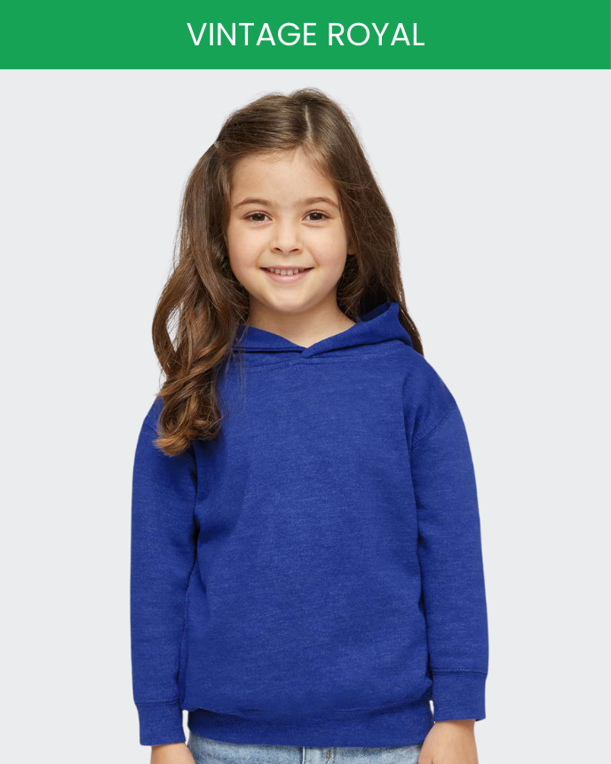 Toddler Pullover Fleece Hoodie  Rabbit Skins 3326 (Made in US)