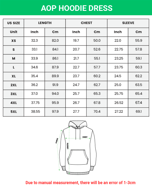 All-over Print Hoodie Dress