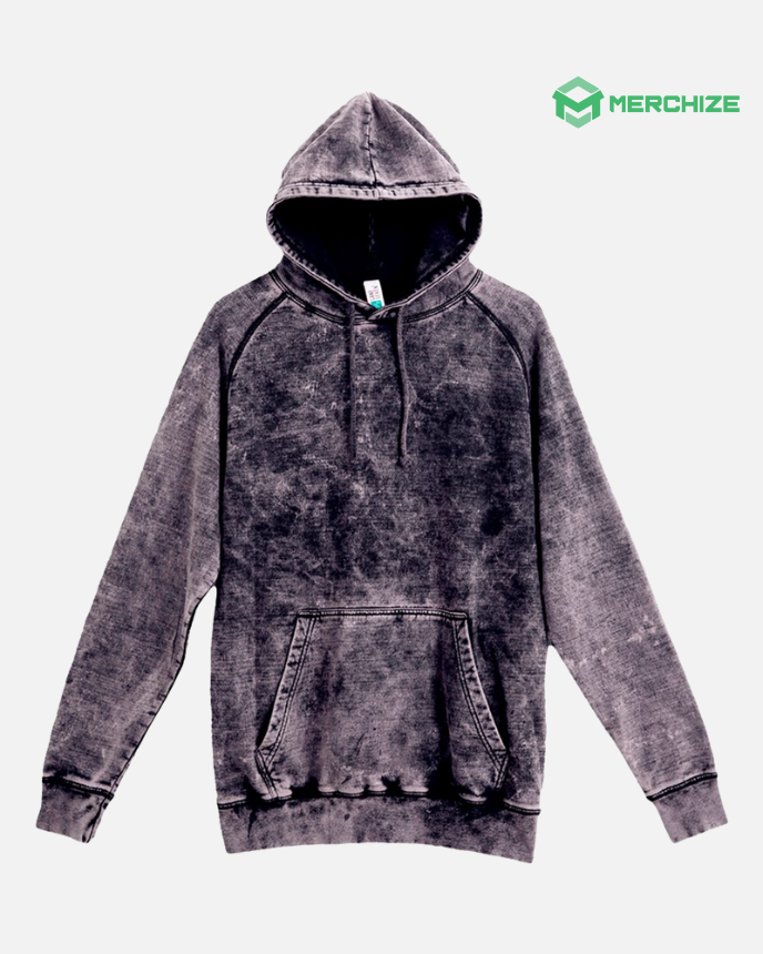 Unisex Vintage Raglan Hooded Sweatshirt LST004 (Made in US)