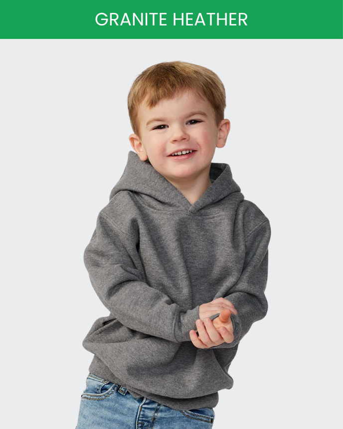 Toddler Pullover Fleece Hoodie  Rabbit Skins 3326 (Made in US)