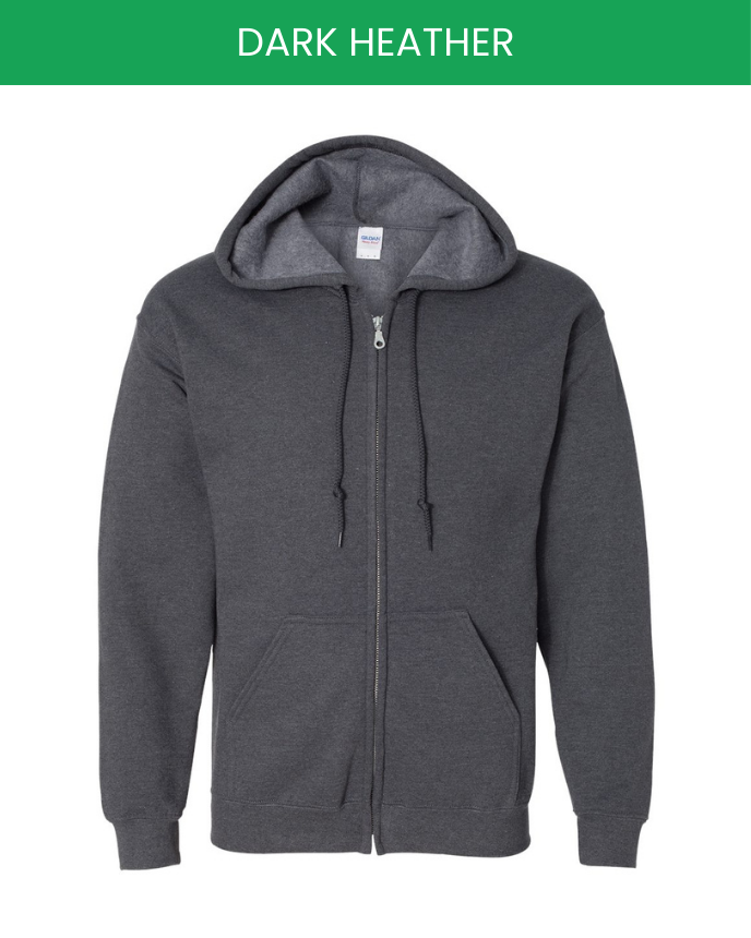 Classic Unisex Zip Hoodie Gildan 18600 (Made in US)