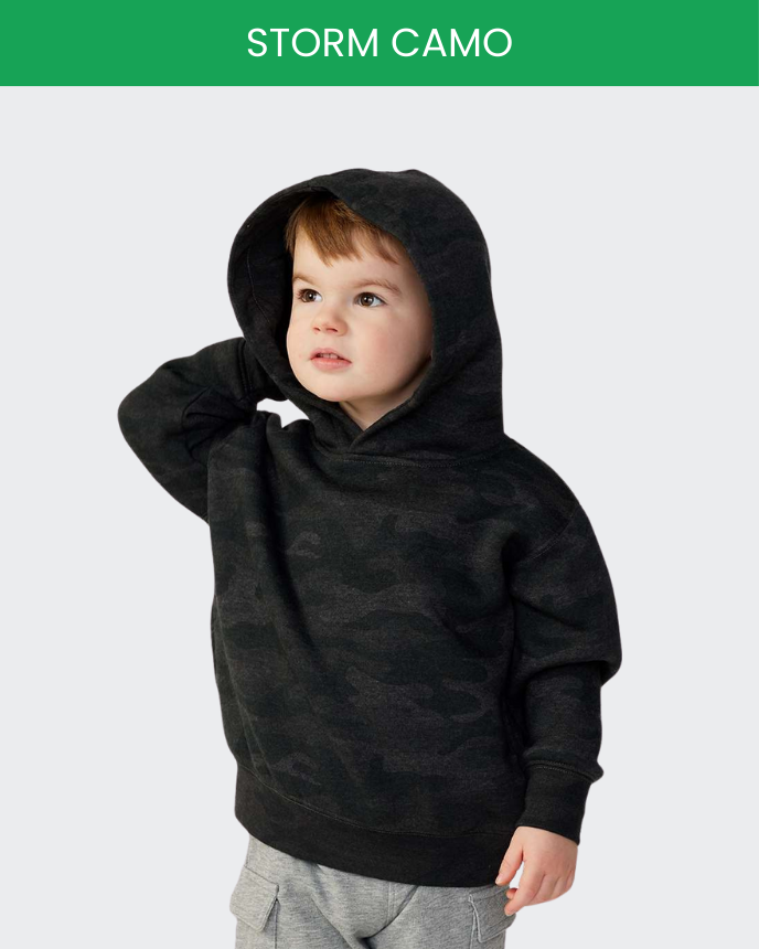 Toddler Pullover Fleece Hoodie  Rabbit Skins 3326 (Made in US)