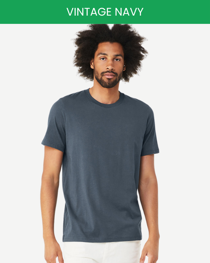 Bella canvas 3001 vintage navy