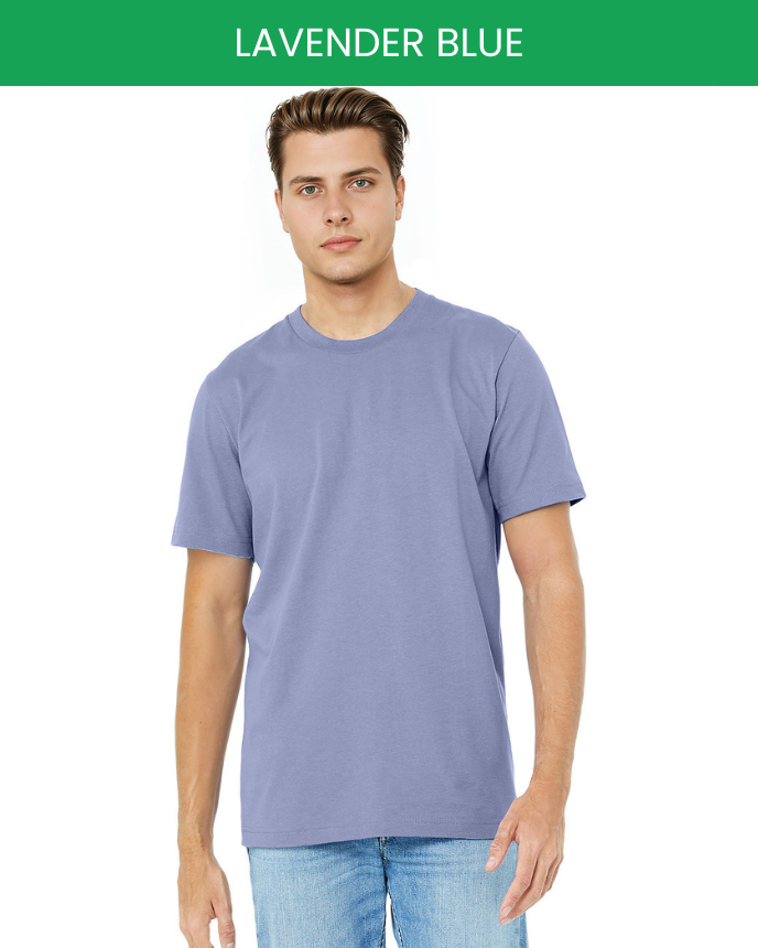 Bella canvas 3001 lavender blue