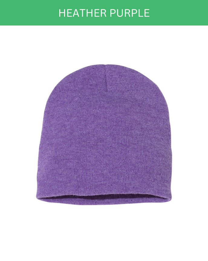  Leather Patch Beanie for Kid (Made in US) 