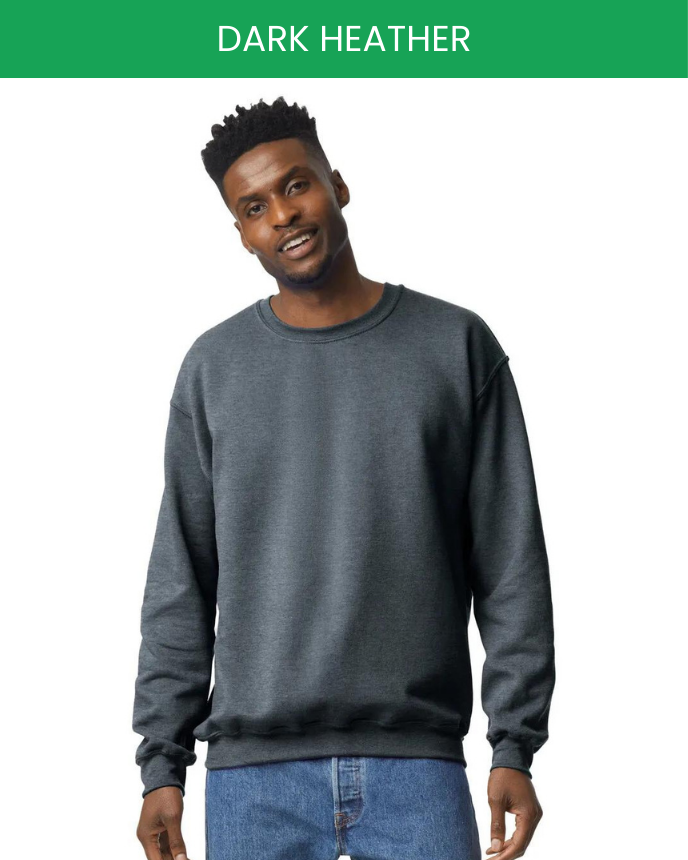 Gildan 18000 sweatshirt dark heather