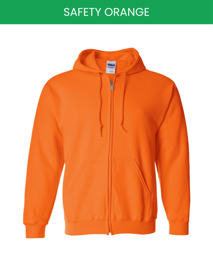 Classic Unisex Zip Hoodie Gildan 18600 (Made in US)