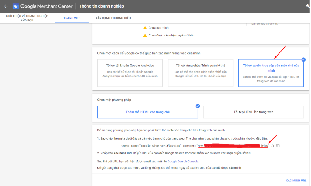 Google Site Vetification_Merchize