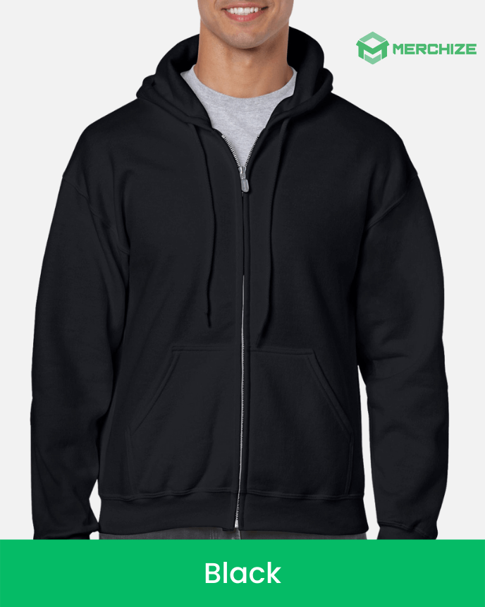 Zip Hoodie Gildan 18600 (Made in EU)