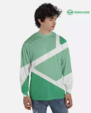 All-over Print Long Sleeve Shirt (Made In China)