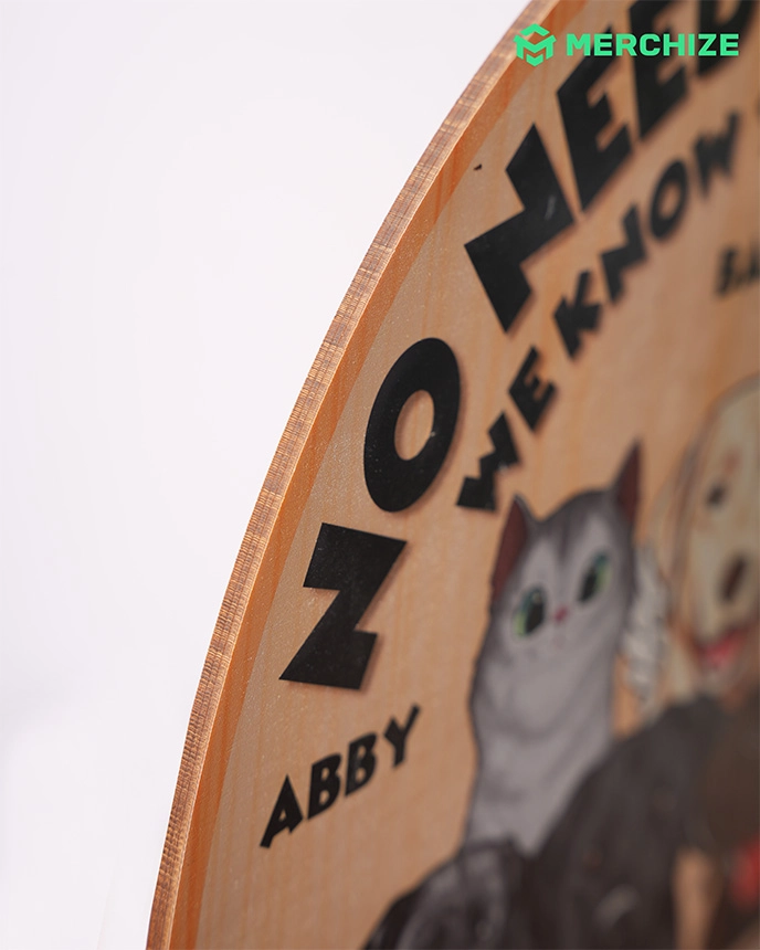 Custom Shape Wood Sign